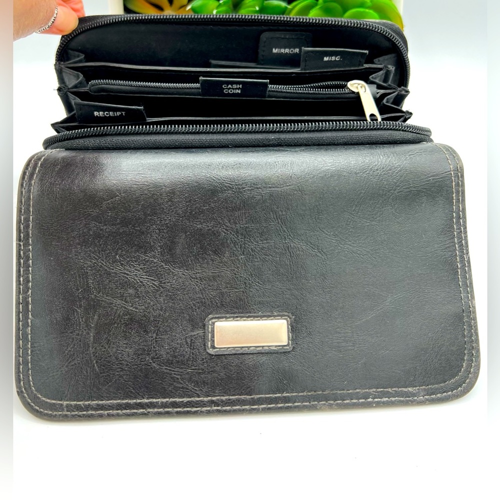🌺Ocean Sam Vintage Pleather Continental Clutch Wallet🌸🌺